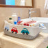 Grey Cotton Rope Hamper Basket - Little Cars